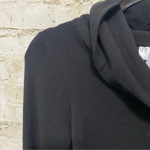 LOFT Stretch Cowl Neck Rayon Nylon Top - Picture 2 of 5